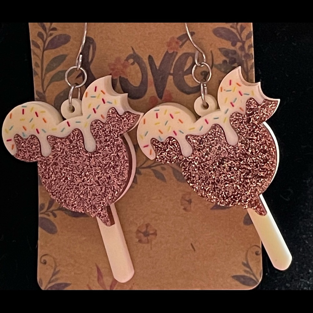 Mickey Mouse ice cream earrings
